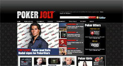 Desktop Screenshot of pokerjolt.com